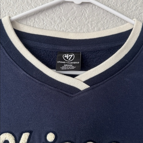 Stoney Clover Lane Chicago Bears Navy Sweatshirt - Picture 2 of 4